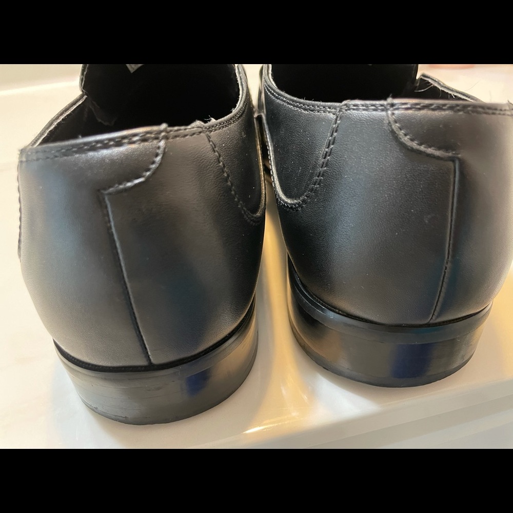 Perry Ellis Portfolio Dress Shoe Black Size 11 1/2 - Picture 6 of 8